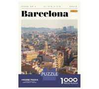 Puzzle Da 1000 Pezzi Per Adolescenti Barcelona Spain Travel Art Puzzle Per Adulti Giochi Rilassanti Perfetto Per Decorare E Fare Regali A Tutta La Famiglia 70x50cm/1000pcs