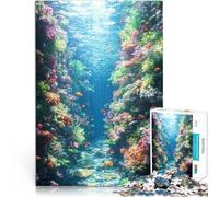 Puzzle da 1000 pezzi per adolescenti Barriera corallina sottomarina Divertimento in famiglia offerte come regali per tutta la famiglia 38x26cm