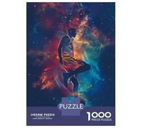 Puzzle Da 1000 Pezzi Per Adolescenti Basket Galaxy Silhouette Puzzle Per Adolescenti Giocattoli Fai Da Te Analisi E Logica Per Compleanno, Natale 70x50cm/1000pcs