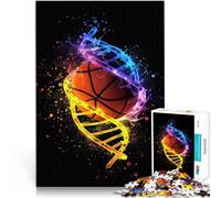 Puzzle da 1000 pezzi per adolescenti Basket Sport colorati Allena il tuo cervello e le tue mani Giocattoli per la decorazione della casa 75x50cm
