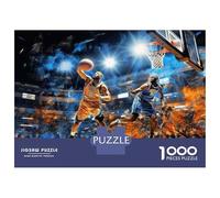 Puzzle Da 1000 Pezzi Per Adolescenti Basketball Player Dunks Ball Puzzle Per Adulti Giochi Rilassanti Taglio Di Precisione Regali Unici Per Compleanni E Occasioni Speciali 38x26cm/1000pcs