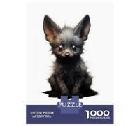 Puzzle Da 1000 Pezzi Per Adolescenti Bat Eared Fox Puzzle Per Adolescenti, Rompicapo, Gioco Di Modelli, Assemblaggio, Unici, Compleanno E Regali 52x38cm/1000pcs