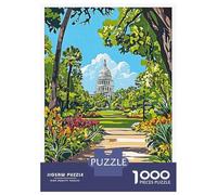 Puzzle Da 1000 Pezzi Per Adolescenti Baton Rouge Capitol View Puzzle Per Adulti Giochi Per Famiglie Migliora La Memoria Regalo Di Compleanno, Regali, 52x38cm/1000pcs