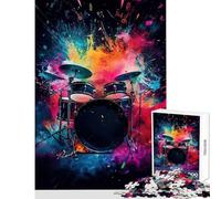 Puzzle da 1000 pezzi per adolescenti batteria giocattolo esplosivo decorazione da parete regali di compleanno giochi rilassanti allena il cervello e le mani dimensioni 38x52cm