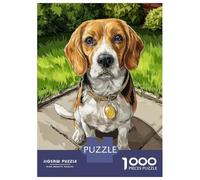 Puzzle Da 1000 Pezzi Per Adolescenti Beagle Dog Portrait Puzzle Per Adulti Gioco Pratico Sfida Difficile Regali Per Amici E Familiari 70x50cm/1000pcs