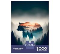 Puzzle Da 1000 Pezzi Per Adolescenti Bear Forest Puzzle Per Adulti Giochi Rilassanti Vacanza A Casa Ammazzare Il Tempo È Ideale Come Regalo 70x50cm/1000pcs