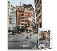 Puzzle da 1000 pezzi per adolescenti Beirut Gioco educativo per famiglie Analisi e logica Giocattolo educativo Dimensioni 38x26cm