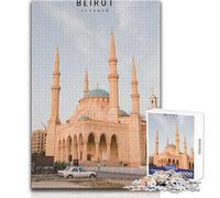 Puzzle da 1000 pezzi per adolescenti Beirut Rompicapo Giochi per famiglie Taglio di precisione Idee regalo Dimensioni 38x26cm
