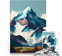 Puzzle da 1000 pezzi per adolescenti Bella montagna Giocattolo educativo intellettuale decomprimente perché è ideale come regalo per tutta la famiglia 38x26cm