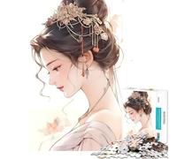 Puzzle da 1000 pezzi per adolescenti bellezza cinese gioco per famiglie giocattolo avvincente per coltivare la pazienza regalo divertente difficile (dimensioni 75x50cm)