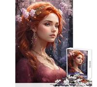 Puzzle da 1000 pezzi per adolescenti Bellezza Dea Gioco Impossibile Sfida Difficile Giocattolo Decorativo per la Casa Difficile da Completare (50x75cm)