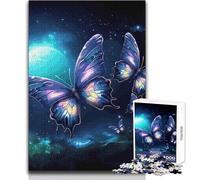 Puzzle da 1000 pezzi per adolescenti, bellissima farfalla, ideale per attività ricreative e antistress, giocattolo artigianale con taglio ultra preciso, dimensioni 38x26cm