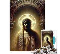 Puzzle da 1000 pezzi per adolescenti bellissimo puzzle per adulti con Gesù Cristo gioco rilassante ma divertente e spiritoso per compleanno e Natale (dimensioni 38x52cm)