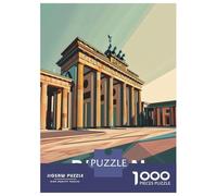 Puzzle Da 1000 Pezzi Per Adolescenti Berlin Brandenburg Gate Puzzle Per Adulti Giocattolo Decorazione Da Parete Decorazione Da Parete Gioco Stimolante Regali 38x26cm/1000pcs
