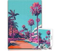 Puzzle da 1000 pezzi per adolescenti Beverly Hills California Gioco impegnativo Giocattoli Decorazioni per la casa Regali di Babbo Natale segreto Dimensioni 50x75cm