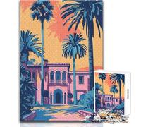 Puzzle da 1000 pezzi per adolescenti Beverly Hills California Gioco impegnativo Giocattoli Decorazioni per la casa Regali di Babbo Natale segreto Dimensioni 50x75cm