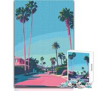 Puzzle da 1000 pezzi per adolescenti Beverly Hills pomeriggio divertimento in famiglia e serata di giochi Decorazione perfetta Giocattoli fai da te Dimensioni 38x52cm