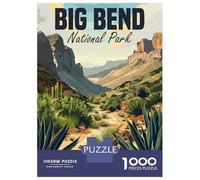 Puzzle Da 1000 Pezzi Per Adolescenti Big Bend National Park Puzzle Per Adulti Giochi Divertenti Antistress Regali Per La Riduzione Dello Stress 70x50cm/1000pcs