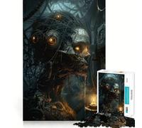 Puzzle da 1000 pezzi per adolescenti,biomeccanico horror,taglio preciso,decorazione,esercizio cerebrale,gioco di pace,divertimento,regalo di Natale (38x52cm)