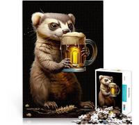 Puzzle da 1000 pezzi per adolescenti Birra di furetto per il giocattolo di sfida del gioco educativo Decorazioni e regali unici per la casa 75x50cm