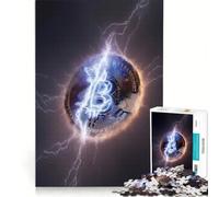 Puzzle da 1000 pezzi per adolescenti, Bitcoin Lightning Network, giochi rilassanti, gara di velocità manuale, ideale per compleanni e Natale 38x52cm