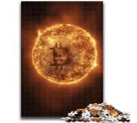 Puzzle da 1000 pezzi per adolescenti Bitcoin per età 14 anni e oltre Giocattolo educativo intellettuale decomprimente Ottimo regalo 26x38cm