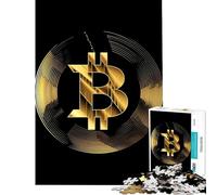 Puzzle da 1000 pezzi per adolescenti Bitcoin Rising Power Giocattolo educativo per l'apprendimento e il miglioramento della memoria Regalo di compleanno (Dimensioni 38x52cm)