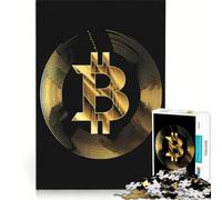 Puzzle da 1000 pezzi per adolescenti Bitcoin Rising Power, gioco rilassante, gara di velocità manuale, per compleanno, Natale 38x52cm