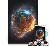 Puzzle da 1000 pezzi per adolescenti Bitcoin Universe V, giochi rilassanti, gara di velocità manuale, ideale per compleanni e Natale 38x26cm
