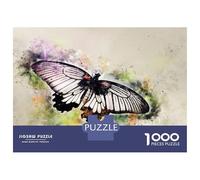 Puzzle Da 1000 Pezzi Per Adolescenti Black And White Butterfly Puzzle Per Adulti Giochi Divertenti Ma Divertenti E Umoristici Regali Unici Per Compleanno E Natale 70x50cm/1000pcs