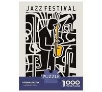 Puzzle Da 1000 Pezzi Per Adolescenti Black And White Jazz Fest Puzzle Gioco Rompicapo Ma Divertente E Umoristico Regali Unici Per Compleanno E Natale 70x50cm/1000pcs