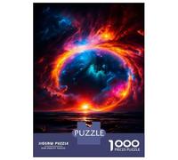 Puzzle Da 1000 Pezzi Per Adolescenti Black Hole on The Beach Puzzle Per Adulti Giocattoli Fai Da Te Decorazione Per La Casa Regalo Di Compleanno, Regali, 52x38cm/1000pcs