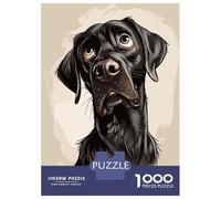 Puzzle Da 1000 Pezzi Per Adolescenti Black Labrador Retriever Puzzle Per Adolescenti Giocattoli Antistress Regalo Di Compleanno, Natale 38x26cm/1000pcs