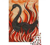 Puzzle Da 1000 Pezzi Per Adolescenti Black Swan Art Print-3 Puzzle Antistress Giocattoli Regalo Per Donne È Ideale Come Regalo 52x38cm/1000pcs
