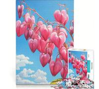 Puzzle da 1000 pezzi per adolescenti "Bloom in Bleeding Hearts", gioco impossibile, interazione genitore-figlio, regalo stimolante 38x26cm