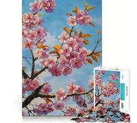 Puzzle da 1000 pezzi per adolescenti "Bloom in Cherry Blossom" con intagli precisi,gioco stimolante per la mente,ideale per rilassarsi,perfetto per il tempo libero a tema natalizio 50x75cm