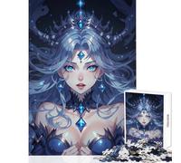 Puzzle da 1000 pezzi per adolescenti Blue Crystal Queen giocattoli antistress regalo di compleanno per giochi educativi divertenti attività a casa dimensioni 38x52cm