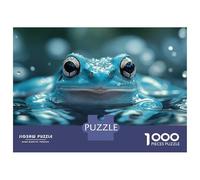 Puzzle Da 1000 Pezzi Per Adolescenti Blue Frog in Water Puzzle Per Adulti Fai Da Te Giocattoli Antistress Regali Di Natale E Compleanno 52x38cm/1000pcs