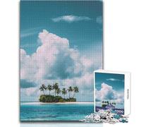 Puzzle da 1000 pezzi per adolescenti Blue Haven Tuamotu Escape Rompicapo Giochi per famiglie Idee regalo per la decorazione della casa Dimensioni 50x75cm