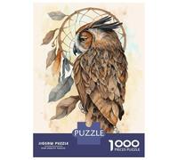 Puzzle Da 1000 Pezzi Per Adolescenti Boho Dream Catcher Owl Puzzle Per Adulti Giocattoli Antistress Regalo Di Compleanno Regali Di Natale Per Compleanno 70x50cm/1000pcs