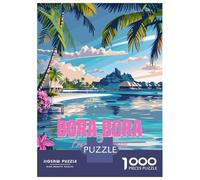 Puzzle Da 1000 Pezzi Per Adolescenti Bora Bora French Polynesia Puzzle Per Adulti Giochi Divertenti Antistress Regali Per La Riduzione Dello Stress 38x26cm/1000pcs