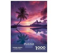 Puzzle Da 1000 Pezzi Per Adolescenti Bora Bora Sunset Puzzle Per Adulti Gioco Rompicapo Migliora La Memoria Regali Per Amici E Familiari 38x26cm/1000pcs