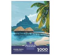 Puzzle Da 1000 Pezzi Per Adolescenti Bora Bora Tropical Paradise Puzzle Per Adolescenti Gioco Pratico Migliora La Memoria Regali Per Amici E Familiari 70x50cm/1000pcs