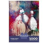 Puzzle Da 1000 Pezzi Per Adolescenti Bowling Sport Art Puzzle Per Adulti Gioco Rompicapo Modello Di Assemblaggio Regali Per Amici E Familiari 70x50cm/1000pcs