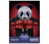 Puzzle Da 1000 Pezzi Per Adolescenti Boxer Giant Panda Puzzle Per Adulti Antistress Giocattoli Decorazione Da Parete Regali Di Compleanno E Unici 38x26cm/1000pcs