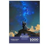 Puzzle Da 1000 Pezzi Per Adolescenti Bride And Groom Under The Galaxy Puzzle Per Adulti Giochi Divertenti Regali Per Donne Regali Unici Di Compleanno E Natale 70x50cm/1000pcs