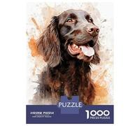 Puzzle Da 1000 Pezzi Per Adolescenti Brown Flatcoated Retriever Puzzle Per Adulti Giochi Divertenti Regali Per Donne Per Compleanno, Natale 70x50cm/1000pcs