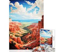 Puzzle da 1000 pezzi per adolescenti Bryce Canyon dipinto a olio fai da te giocattoli opere d'arte regalo gioco educativo collezione di artisti belle arti (dimensioni 50x75cm)