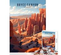 Puzzle da 1000 pezzi per adolescenti Bryce Canyon National Park giocattoli per la decorazione della casa ottimo regalo per giochi di famiglia collezione di artisti belle arti dimensioni 50x75cm