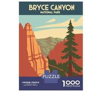 Puzzle Da 1000 Pezzi Per Adolescenti Bryce Canyon National Park Illustration Puzzle Per Adulti Giocattoli Antistress Migliorano La Memoria Regali Di Compleanno E Unici 38x26cm/1000pcs